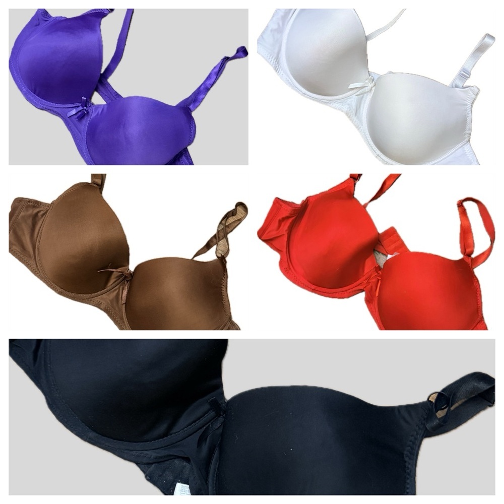 LOT OF 5 Mamia Size 42 D Bras Various Colors